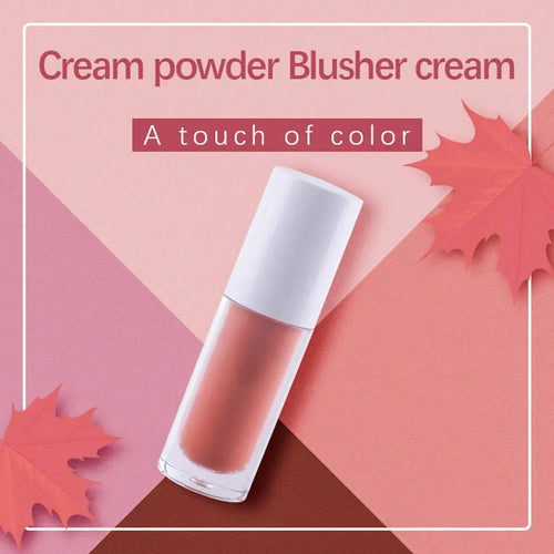 Round Tube White Box Powder Blusher Milk Muticolor Pigment Waterproof Private Label Liquid Blush Custom Bulk Eye Makeup Beauty